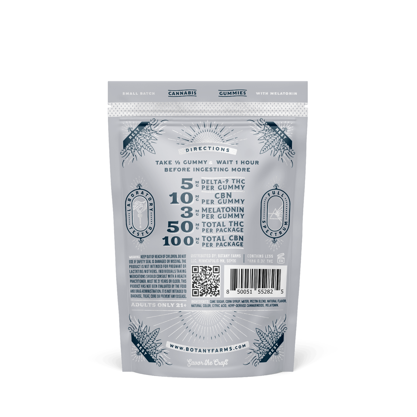 Melatonin + CBN + Delta-9 Gummies from Botany Farms