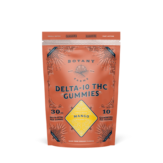 Pineapple Delta-10 THC Gummies: 10 Pack from Botany Farms