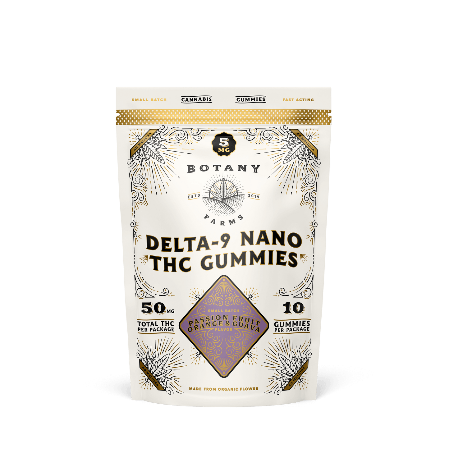 Nano Delta 9 Microdose Gummies from Botany Farms