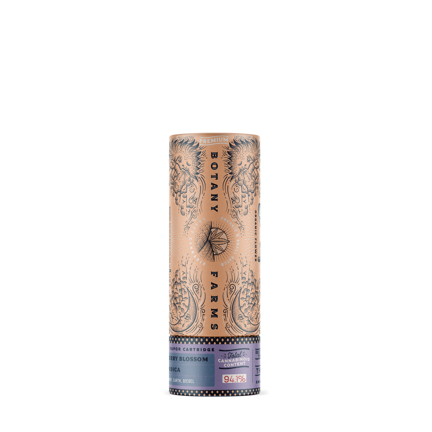 Delta-8 THC Vape Cartridge: Berry Blossom Indica from Botany Farms