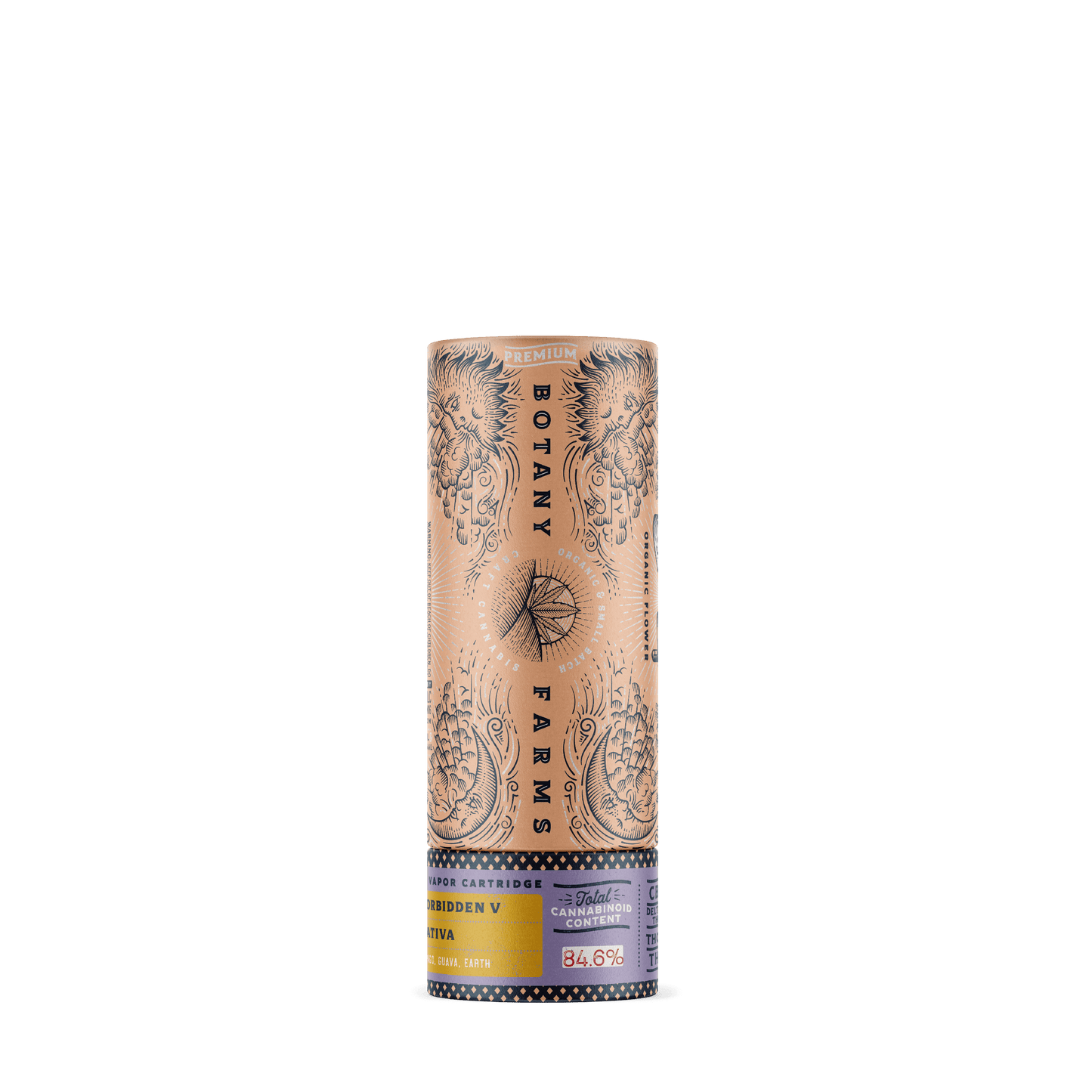 THCV Live Resin + Delta 8 THC Vape Cartridge Forbidden V from Botany Farms