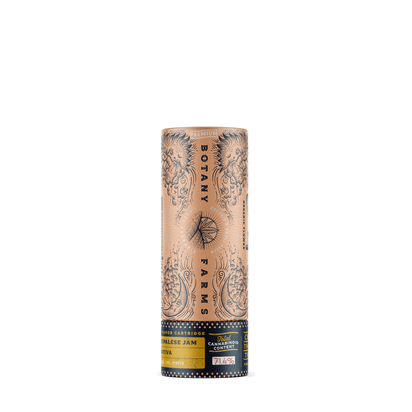 CBD + THCV Live Resin Vape Cartridge from Botany Farms