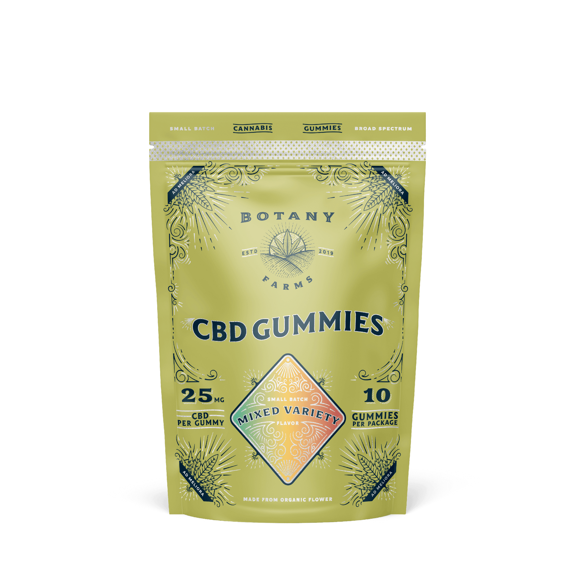 Mixed Flavors CBD Gummies: 10 Pack from Botany Farms