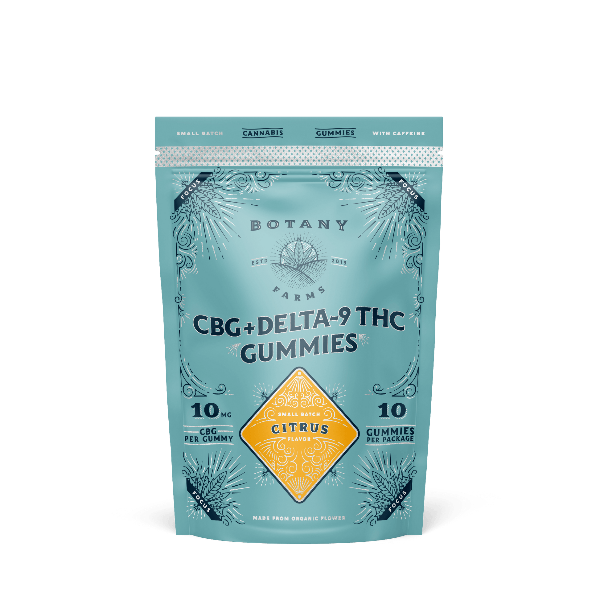 Caffeine + CBG + Delta-9 Gummies from Botany Farms