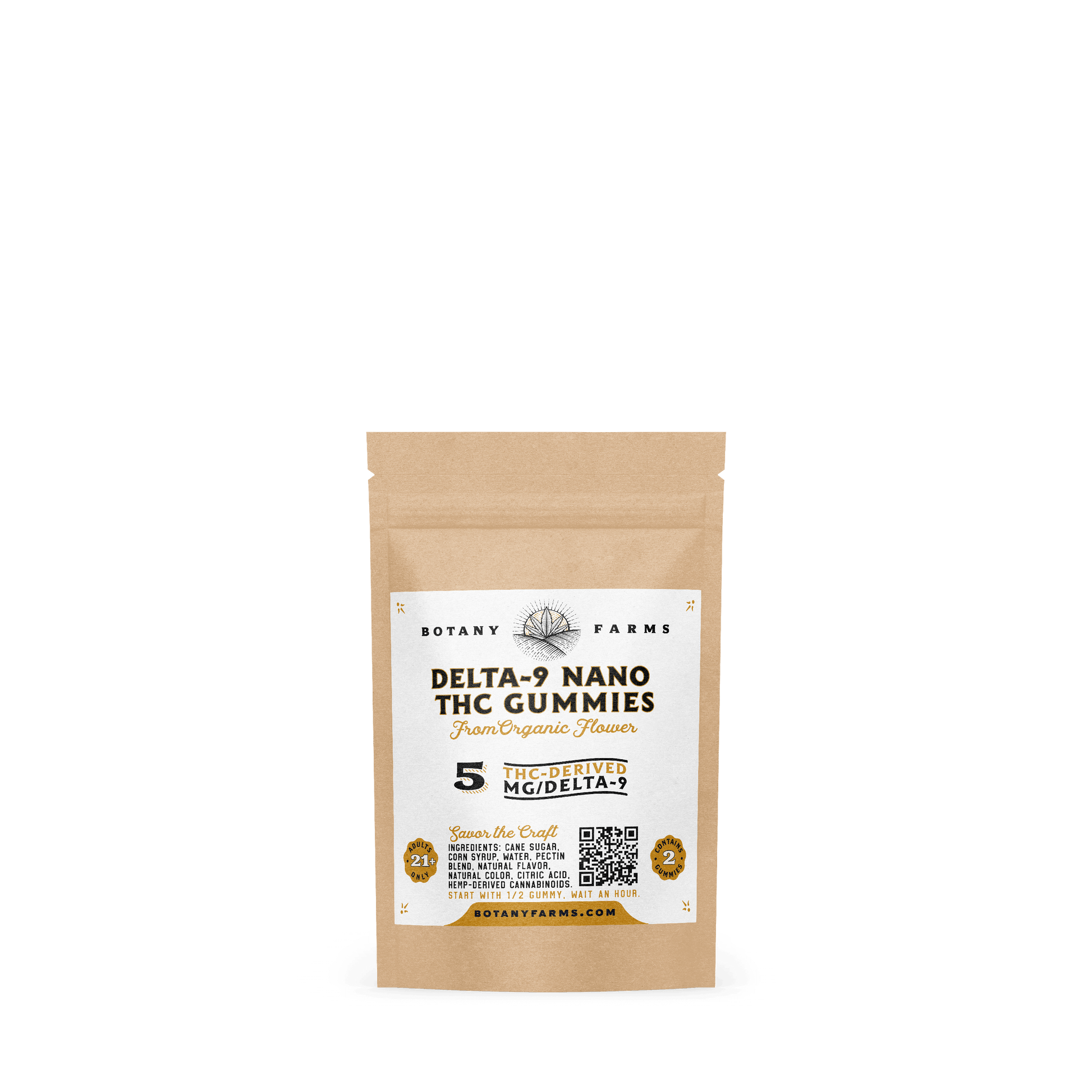Nano Delta 9 Microdose Gummies Sample Pack from Botany Farms